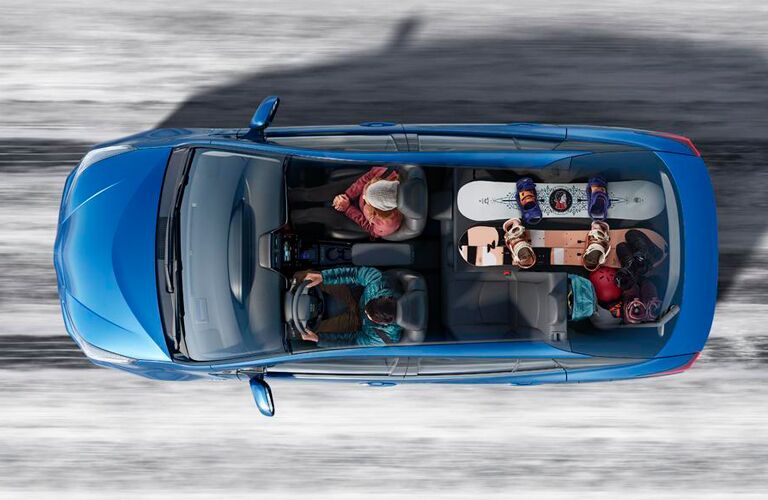 2019 Toyota Prius Vs 2018 Cutaway Overhead View Of 2019 Toyota Prius Interior