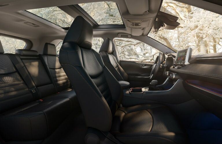 Cutaway View of 2019 Toyota RAV4 Interior