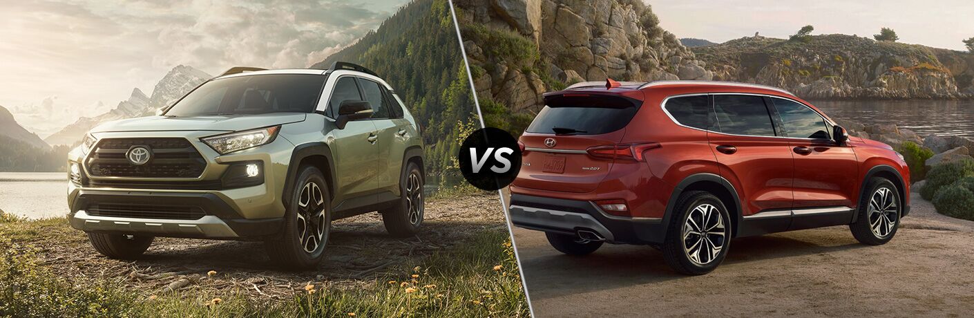 Santa Fe Toyota >> 2019 Toyota Rav4 Vs 2019 Hyundai Santa Fe Santa Fe Toyota >> 2019 Toyota Rav4 Vs 2019 Hyundai Santa Fe