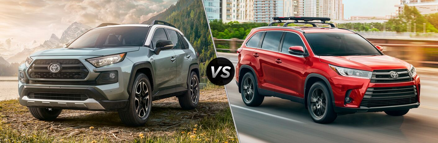 2019 Toyota Rav4 Vs Highlander
