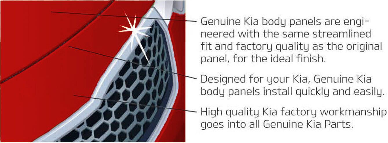 Genuine Kia Body Panels