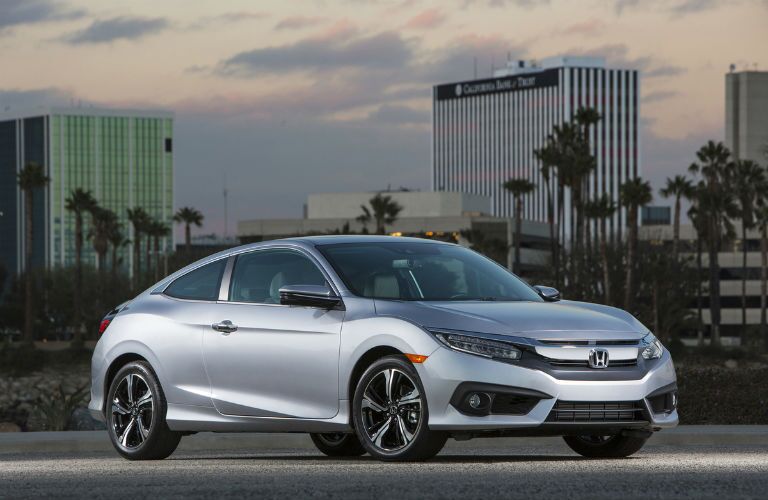 2017 Honda Civic Coupe Exterior Front Profile
