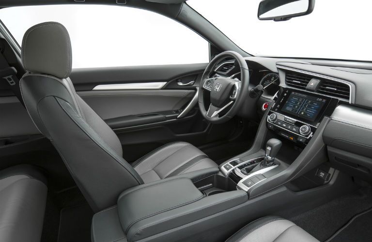 2017 Honda Civic Coupe Interior Cabin Front Seat