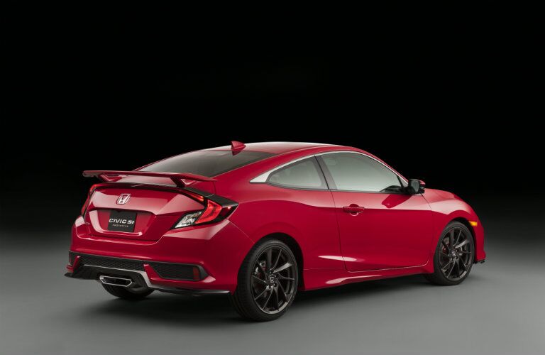 2017 Honda Civic Si prototype spoiler