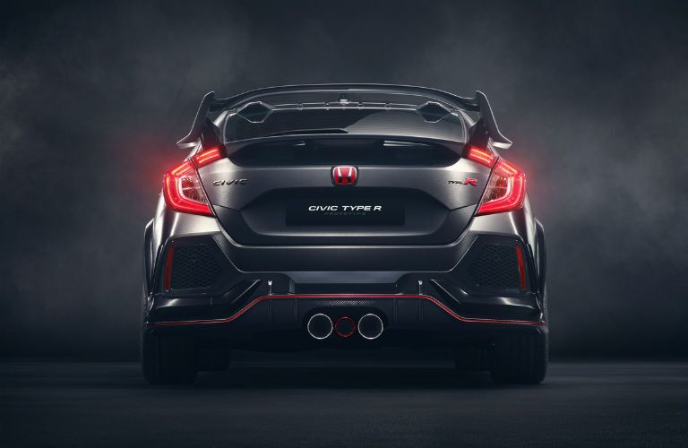 2017 Honda Civic Type R Prototype Exterior Rear Fascia