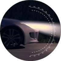 Automatic high beams on the 2017 Jaguar F-Type