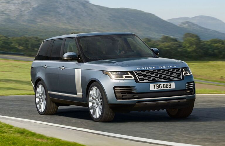 blue 2019 range rover