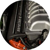 2016 Dodge Challenger SRT Hellcat HEMI engine
