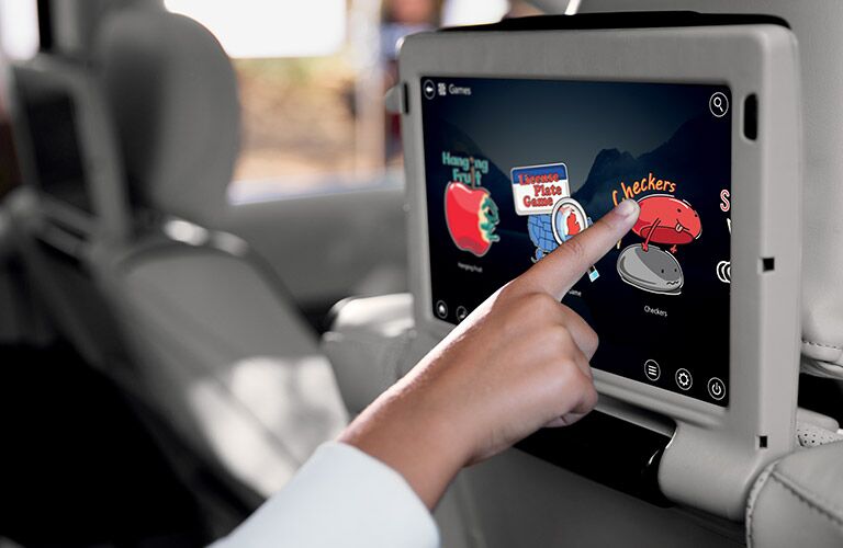 2017 Chrysler Pacifica rear seat entertainment system