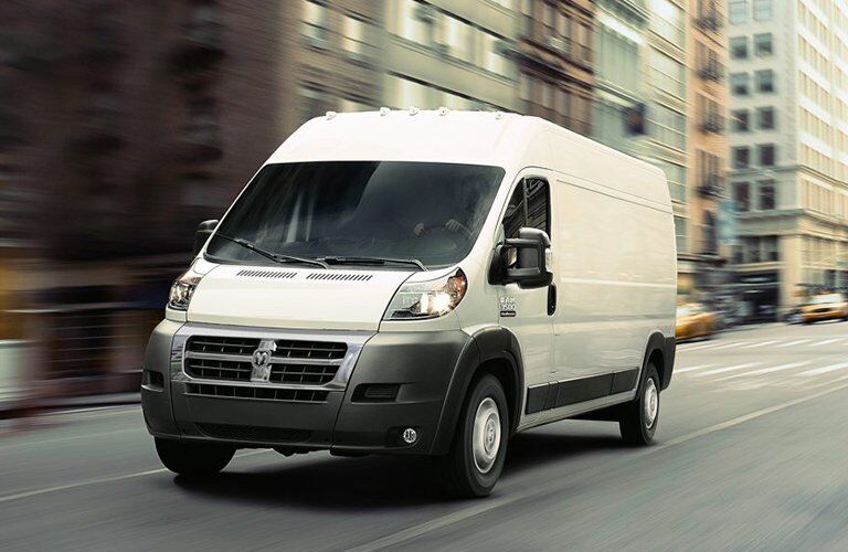 full-size 2017 Ram ProMaster van in the city
