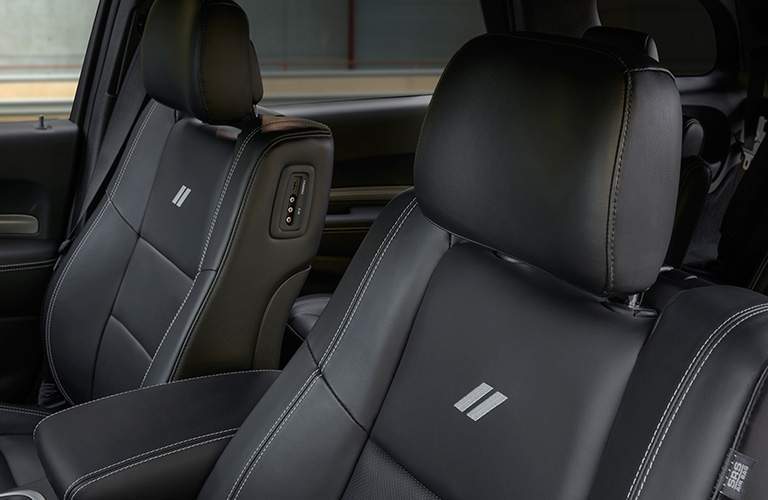 view of the front seats of the 2018 Dodge Durango