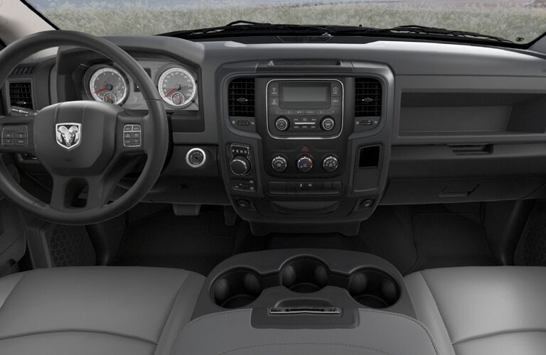 dashboard of the 2018 Ram 1500