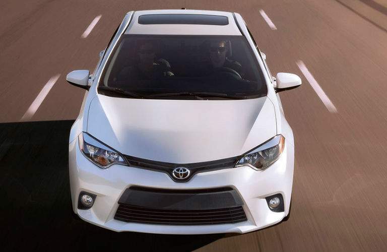2015 Toyota Corolla shown in white