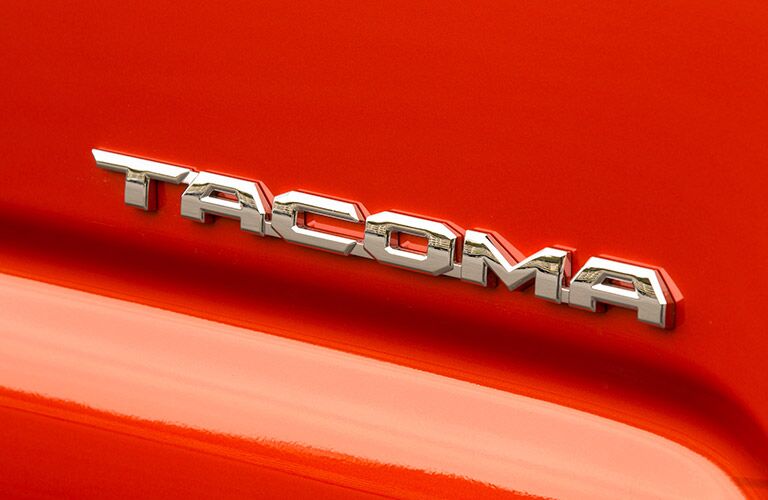 2016 Toyota Tacoma badging