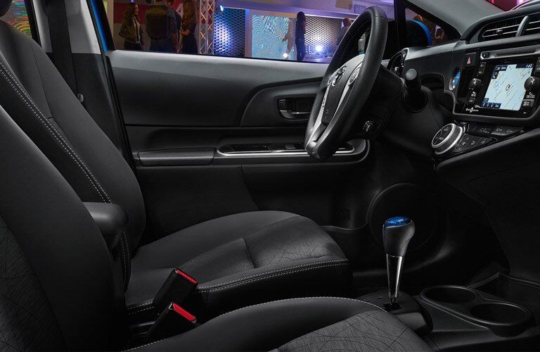2017 Toyota Prius c interior