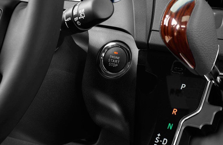 2017 Toyota Sienna start/stop button