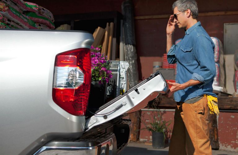 How much can fit in the Toyota Tundra?