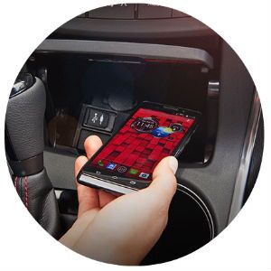 2017 Toyota Camry wireless charging station