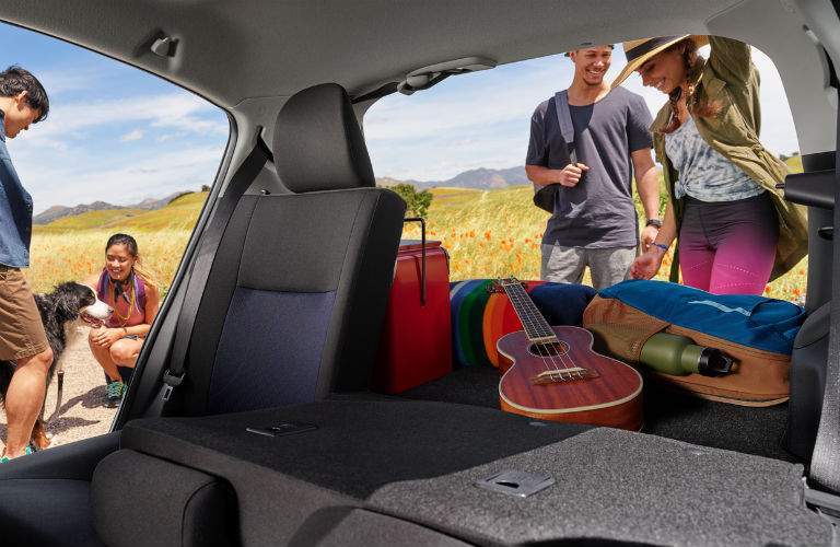 2018 Toyota Prius c cargo space
