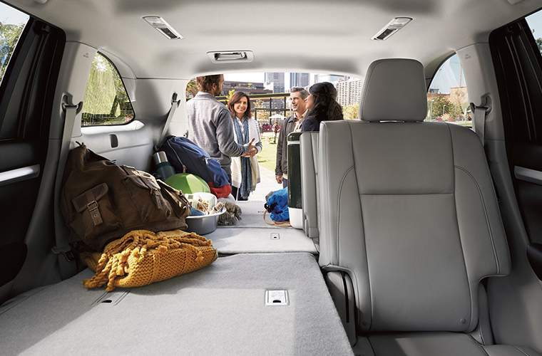 2018 Toyota Highlander cargo space