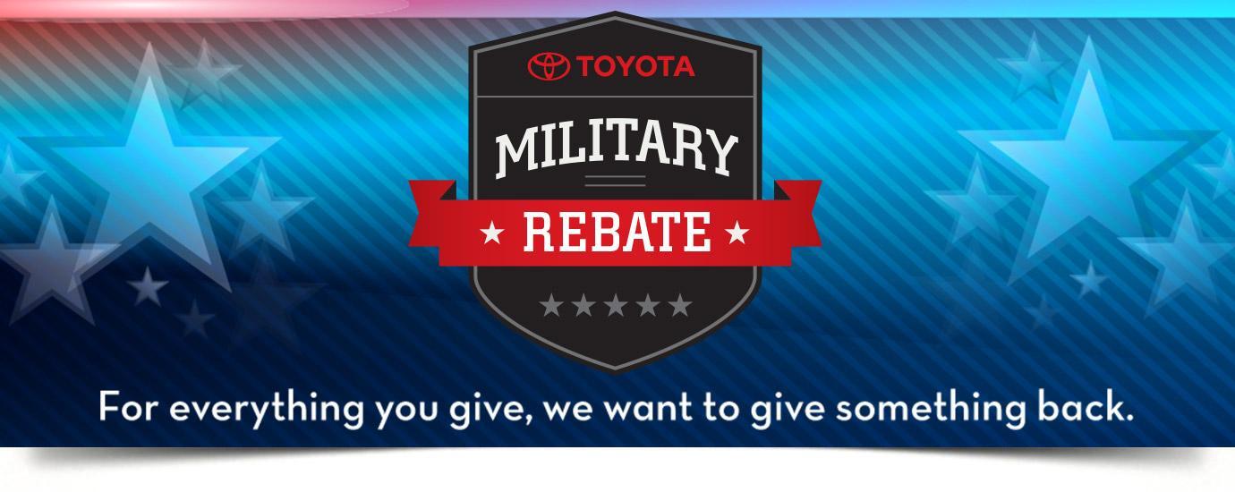 Military Rebate Program