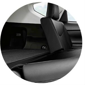 How much cargo space does the 2017 Toyota Prius v have?