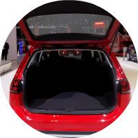 2017 Volkswagen Golf Alltrack Cargo Space Rear Seats Down
