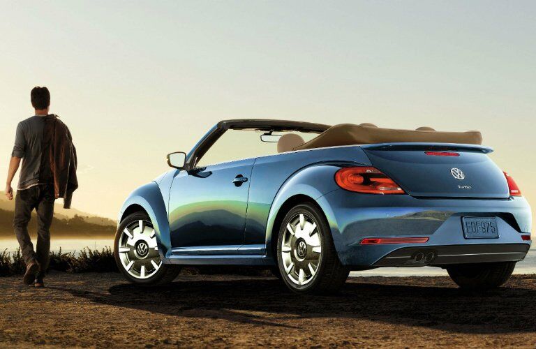 2017 VW Beetle Convertible rearview