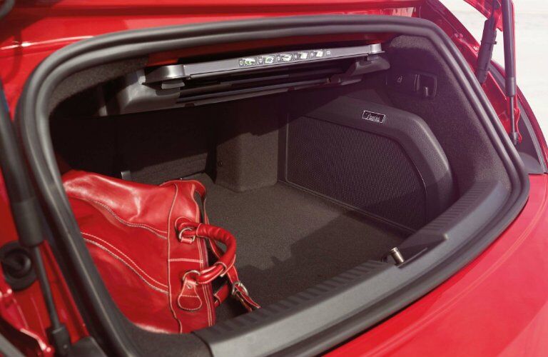 2017 bug convertible trunk space
