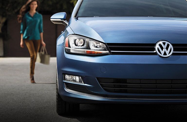 2017 vw golf sportwagen exterior grille headlights