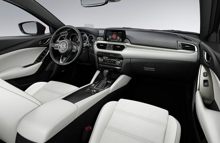 2017 mazda6 dashboard touchscreen leather seats