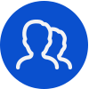 blue people icon