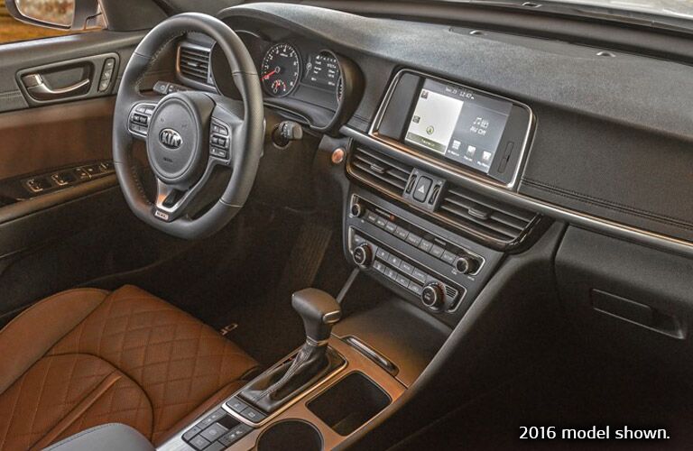 2017 Kia Optima Irvine Ca 2017 Kia Optima Interior In Black And Brown