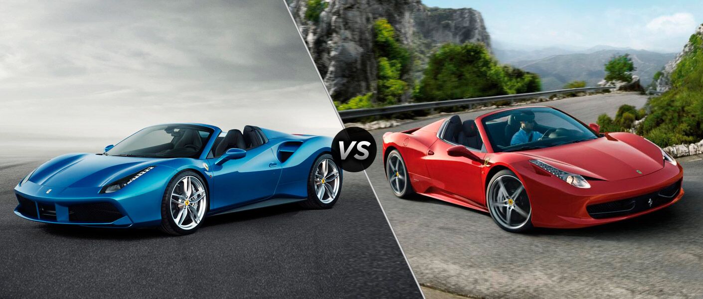 Ferrari ferrari spider 458 : 2016 Ferrari 488 Spider vs 458 Spider