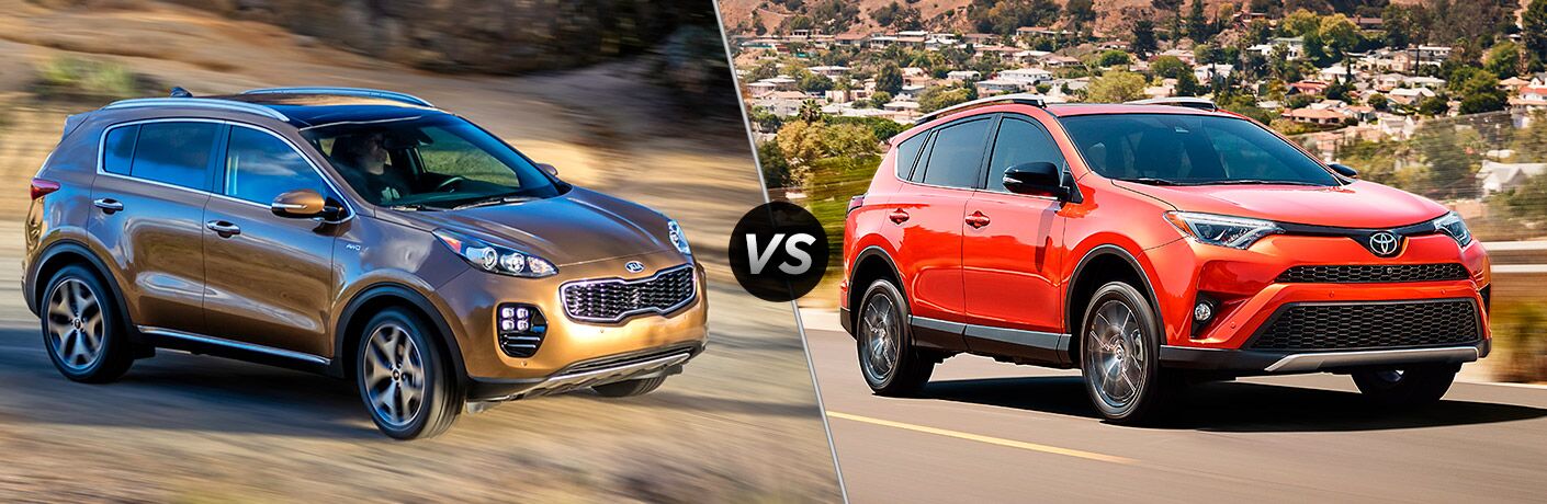 2017 Kia Sportage Vs Toyota Rav4