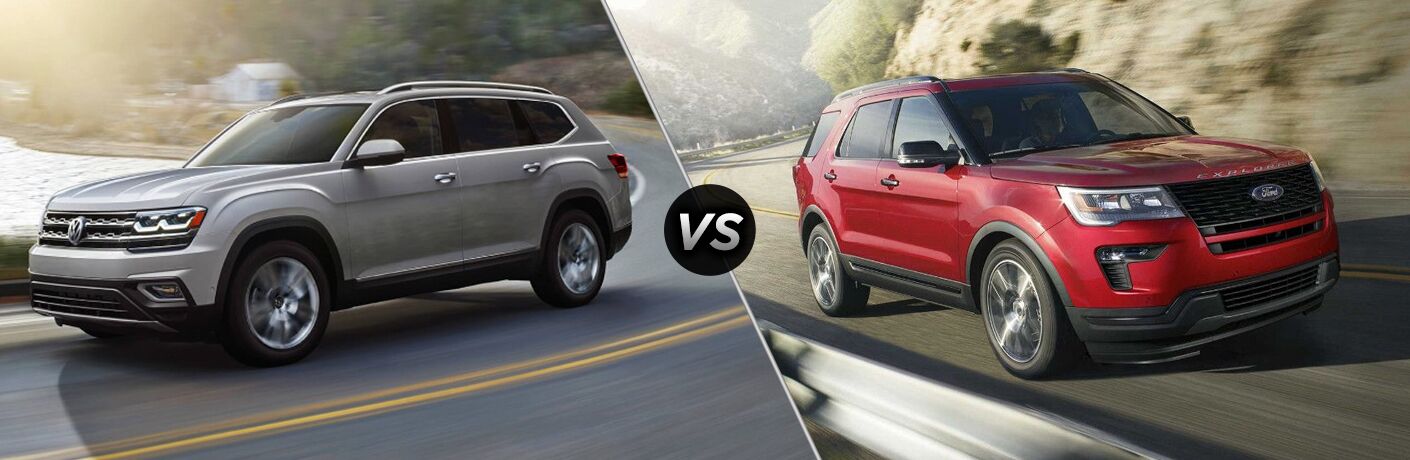 2018 Volkswagen Atlas vs 2018 Ford Explorer