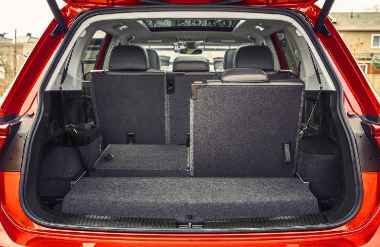 The 2018 Tiguan has more cargo space than the 2018 RAV4