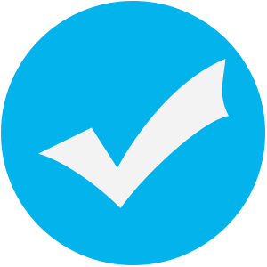 A blue icon overlaid by a white dollar sign.