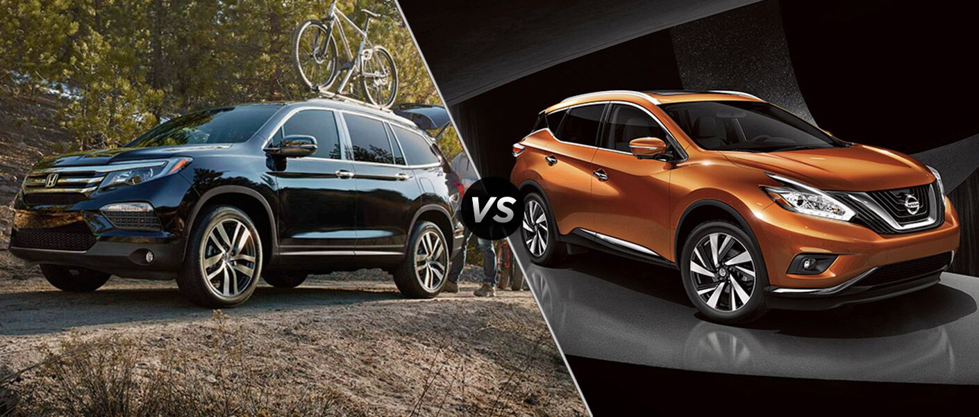 2016 Honda Pilot EX-L vs 2016 Nissan Murano SL 2016 Honda Pilot EX-L vs 2016 Nissan Murano SL