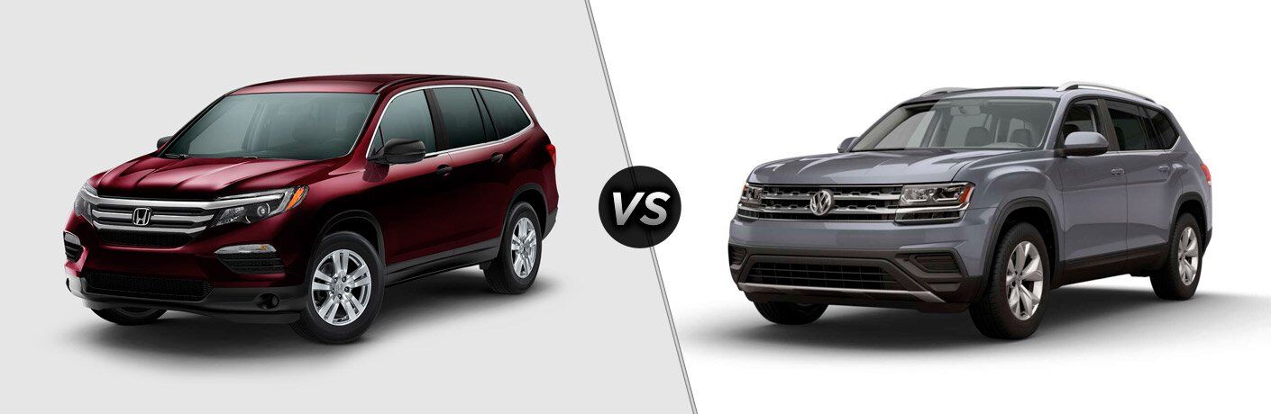 2017 Honda Pilot Vs 2018 Volkswagen Atlas
