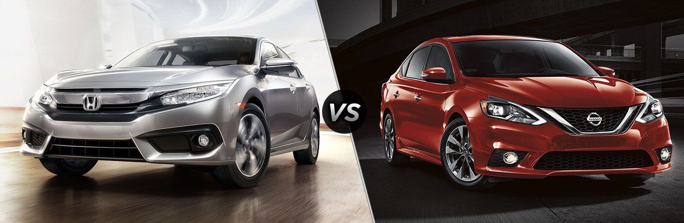 2017 honda civic vs 2017 nissan sentra