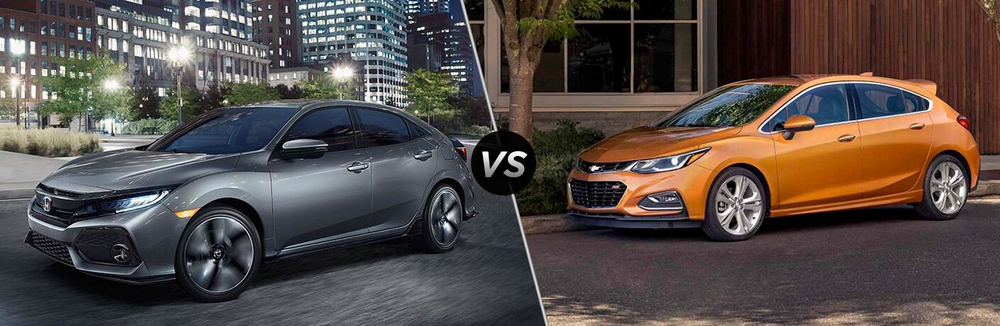 chevy cruze or honda civic 2017 honda civic hatchback ex vs 2017 chevy cruze hatchback ls chevy cruze or honda civic 2017 honda civic hatchback ex vs 2017 chevy cruze hatchback ls