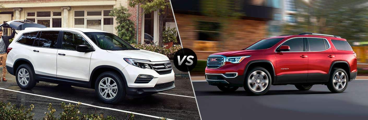 2017 Honda Pilot Vs Gmc Acadia