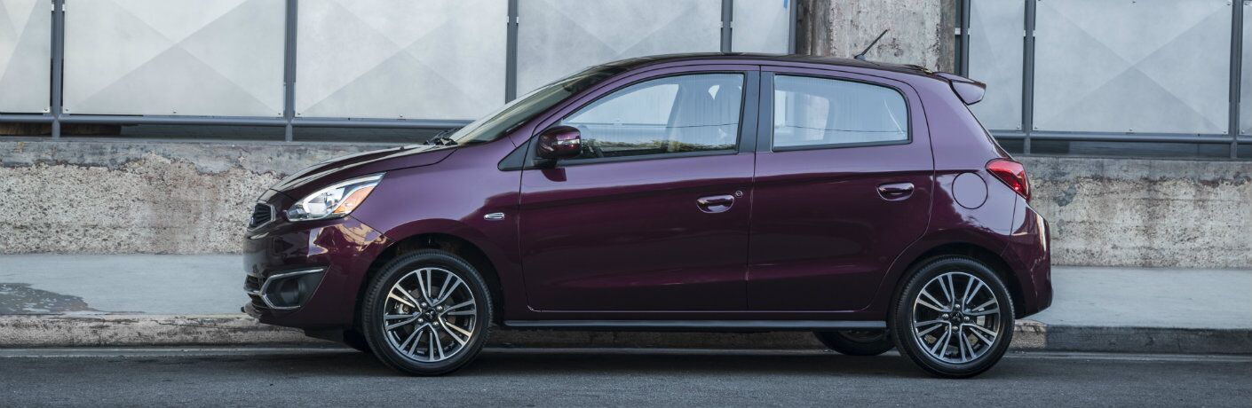 2017 Mitsubishi Mirage in black