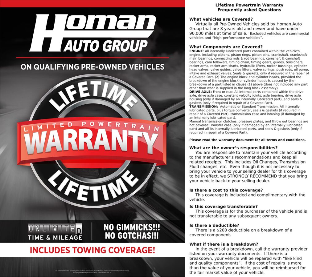 Lifetime Powertrain Warranty >> Lifetime Powertrain Warranty Lifetime Powertrain Warranty >> Lifetime Powertrain Warranty