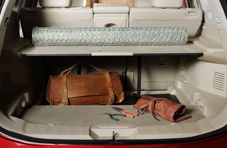 trunk space of 2016 nissan rogue