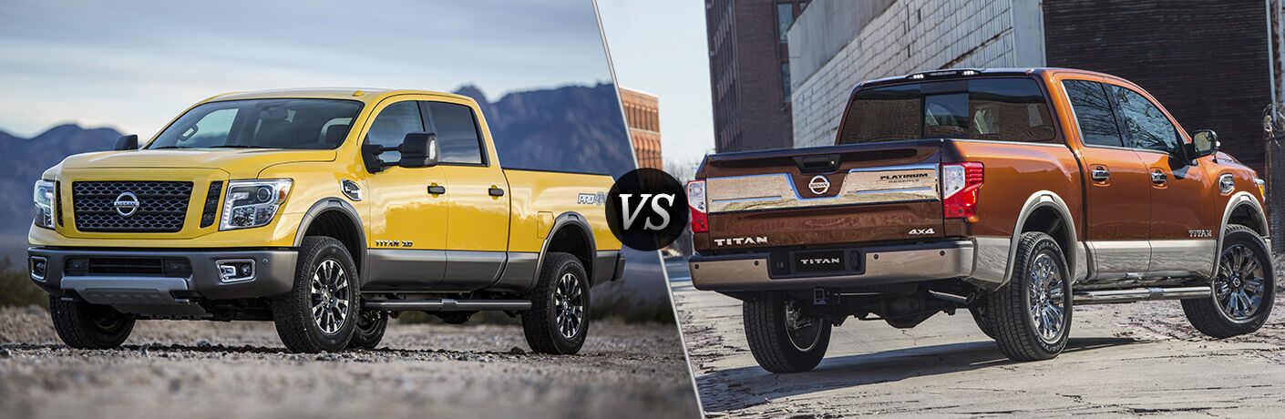 2016 Nissan An Xd Vs 2017