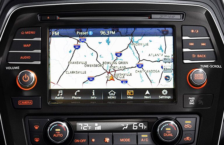 navigation system in 2016 nissan maxima