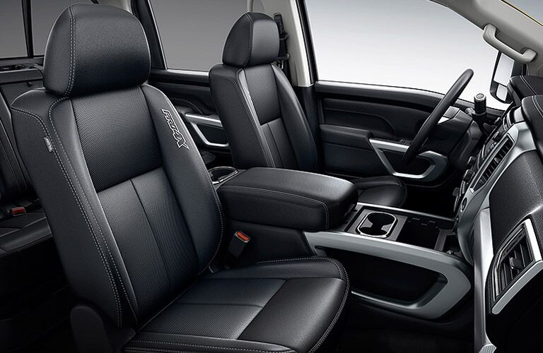 leather cab of nissan titan xd
