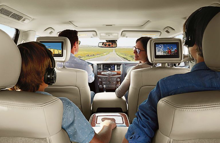 2017 Armada rear entertainment system